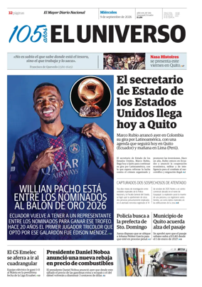 Cover of El Universo
