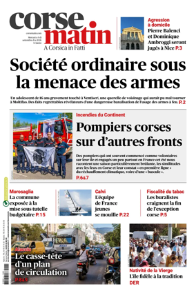 Cover of Corse Matin