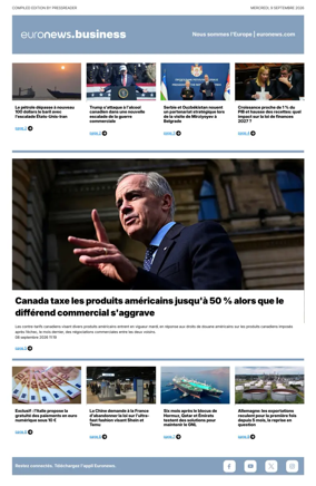 Cover of Euronews Business (French)