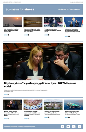 Cover of Euronews Business (Turkish) Compiled Editions