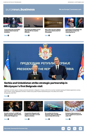 Cover of Euronews Business