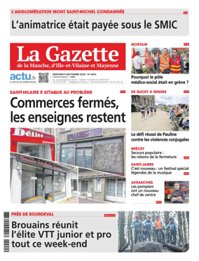 Cover of La Gazette de la Manche