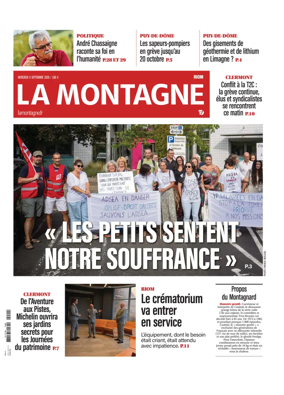 Cover of La Montagne (Riom)