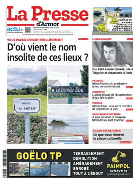 Cover of La Presse d'Armor