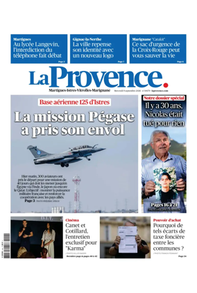 Cover of La Provence Martigues-Istres-Vitrolles-Marignane