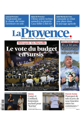 Cover of La Provence Salon-de-Provence / Pays salonais