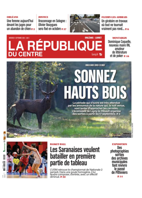 Cover of La Republique du Centre (Orleans - Loiret))