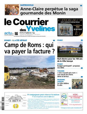 Cover of Le Courrier des Yvelines (Poissy)