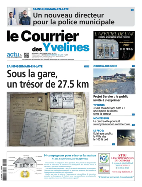 Cover of Le Courrier des Yvelines (Saint-Germain-en-Laye)