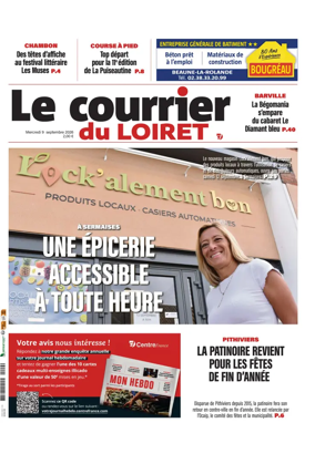 Cover of Le Courrier du Loiret