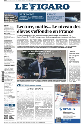Cover of Le Figaro