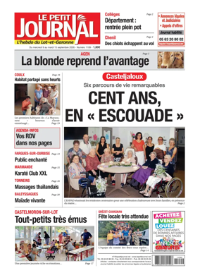 Cover of Le Petit Journal - L'hebdo du Lot-et-Garonne