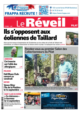 Cover of Le Reveil du Vivarais – edition Pilat