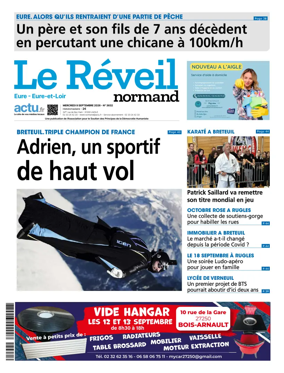 Cover of Le Reveil Normand (Eure / Eure-et-Loir)