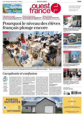 Cover of Ouest France (Dinan)