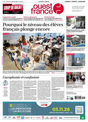 Cover of Ouest-France (Lannion / Paimpol / Guingamp)