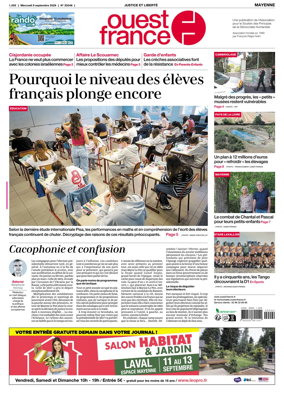 Cover of Ouest France (Mayenne)
