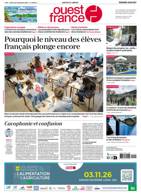 Cover of Ouest-France (Rennes Sud-Est)