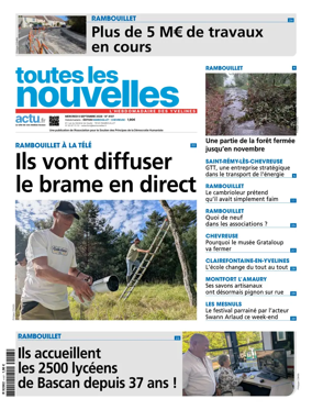 Cover of Toutes les Nouvelles (Rambouillet / Chevreuse)