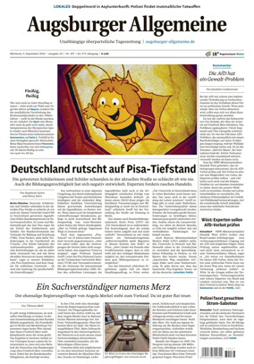 Cover of Augsburger Allgemeine (Ausgabe Stadt)