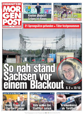 Cover of Chemnitzer Morgenpost