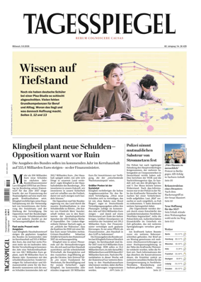 Cover of Der Tagesspiegel
