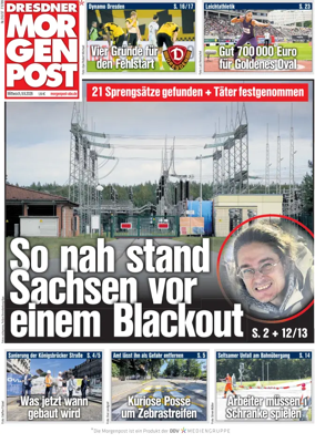 Cover of Dresdner Morgenpost