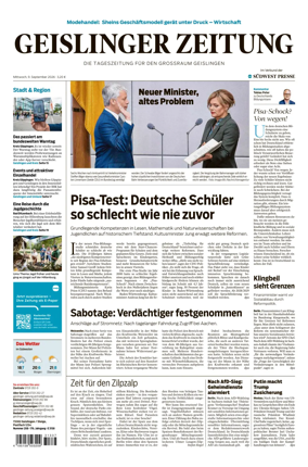 Cover of Geislinger Zeitung