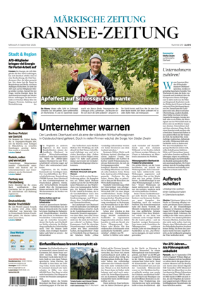 Cover of Gransee-Zeitung