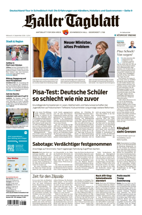 Cover of Haller Tagblatt