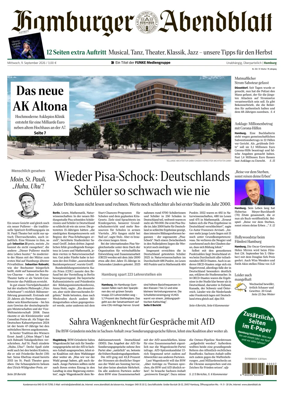 Cover of Hamburger Abendblatt (Hamburg)