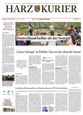 Cover of Harz Kurier