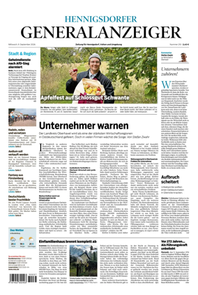 Cover of Hennigsdorfer Generalanzeiger