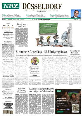 Cover of Neue Rhein Zeitung (Dusseldorf)