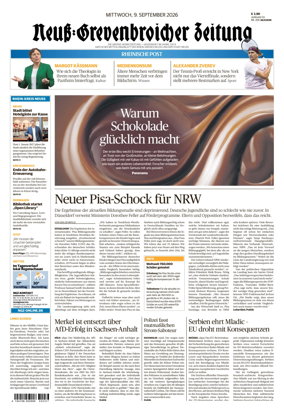 Cover of Neuss-Grevenbroicher Zeitung Neuss