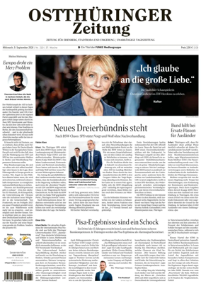 Cover of Ostthuringer Zeitung (Saale-Holzland-Kreis)