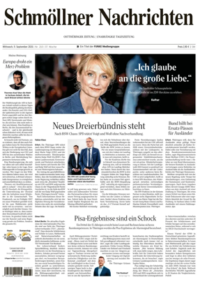 Cover of Ostthuringer Zeitung (Schmolln)