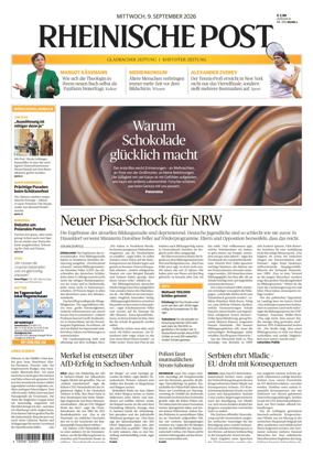 Cover of Rheinische Post - Monchengladbach and Korschenbroich