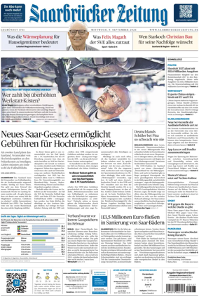 Cover of Saarbruecker Zeitung
