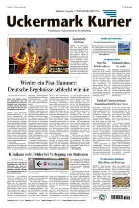 Cover of Templiner Zeitung