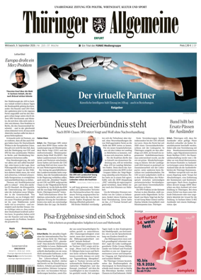Cover of Thuringer Allgemeine (Erfurt)