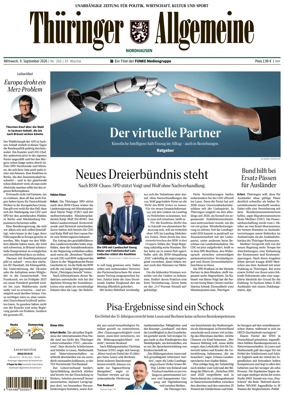 Cover of Thuringer Allgemeine (Nordhausen)