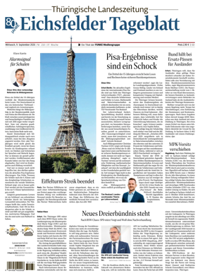 Cover of Thuringische Landeszeitung (Eichsfeld)