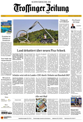 Cover of Trossinger Zeitung