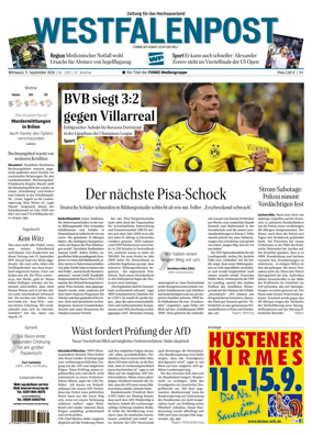 Cover of Westfalenpost (Brilon)