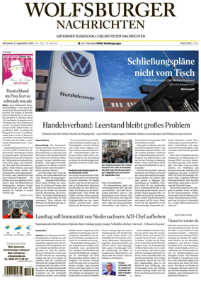 Cover of Wolfsburger Nachrichten (Wolfsburg-Gifhorn)