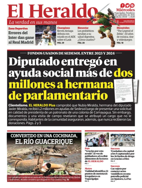 Cover of Diario El Heraldo