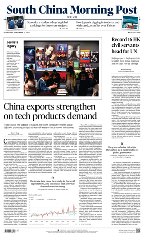Cover of South China Morning Post
