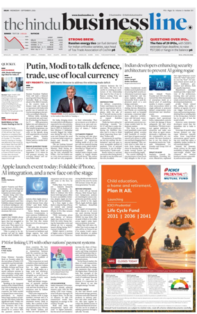 Cover of BusinessLine (Delhi)