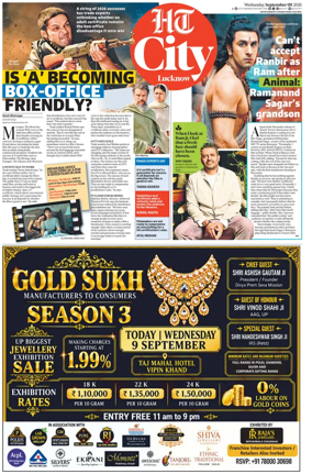 Cover of Hindustan Times (Lucknow) - Live